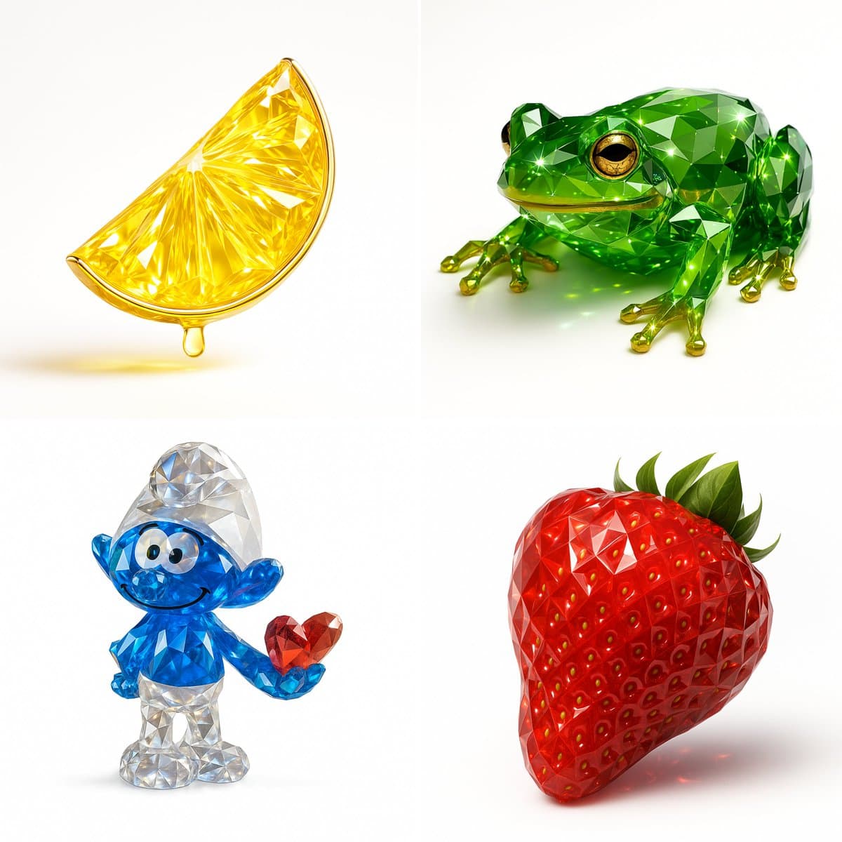 Rendu de pierres précieuses