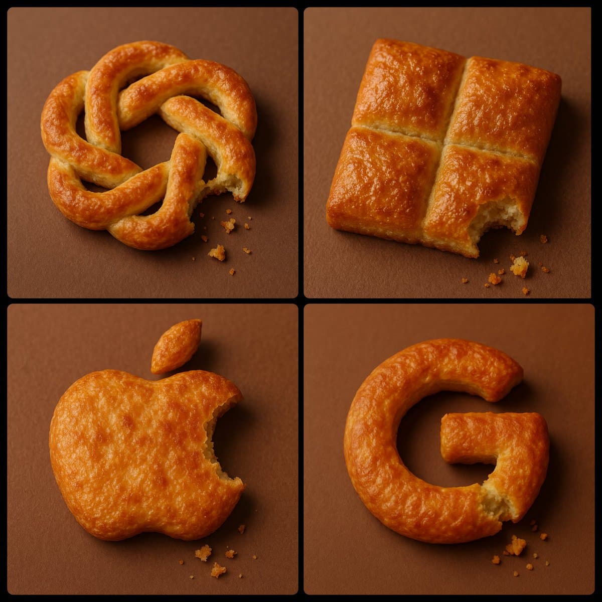 Partially eaten pastry