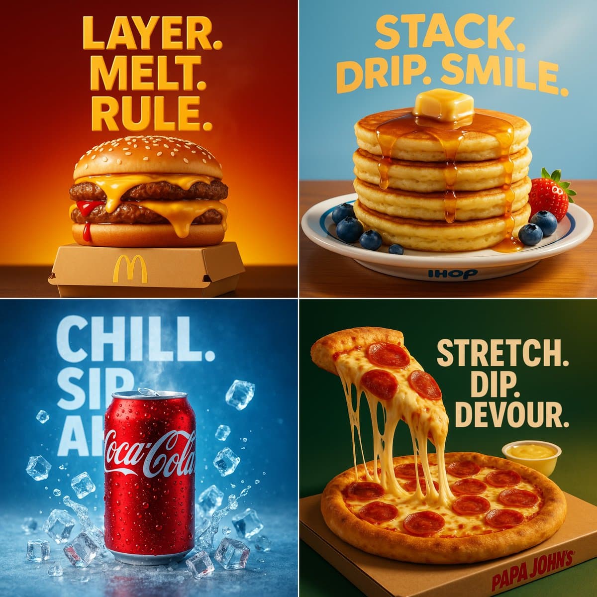3D Hyper-Realistic Food Advertisement