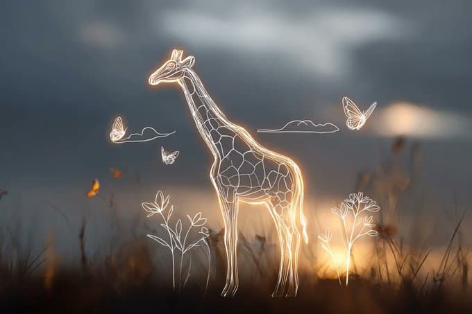 Минималистичный детский стиль рисования