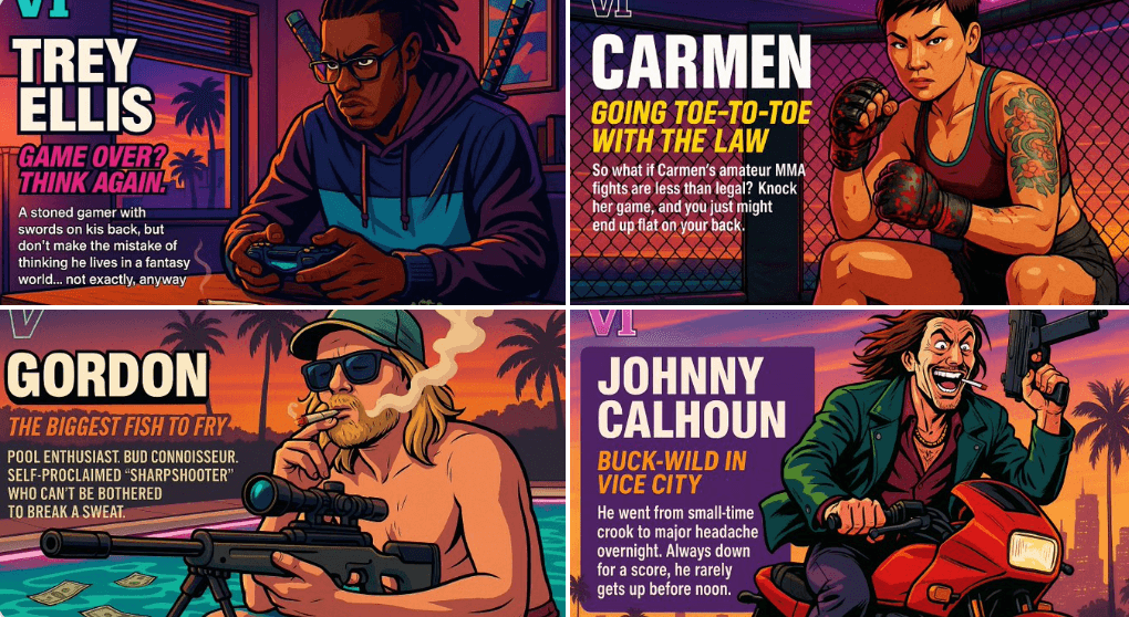 Crie o seu próprio personagem de GTA