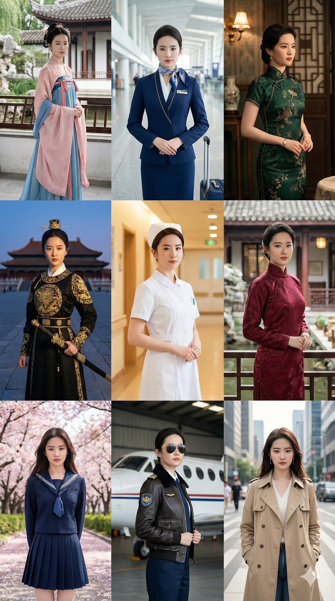 I 9 stili di abbigliamento e sfondi dei personaggi