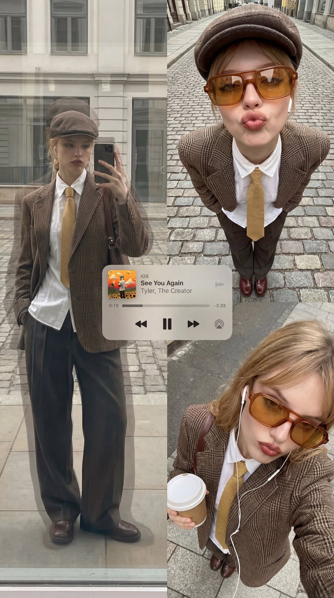 都市街头服饰编辑拼贴画